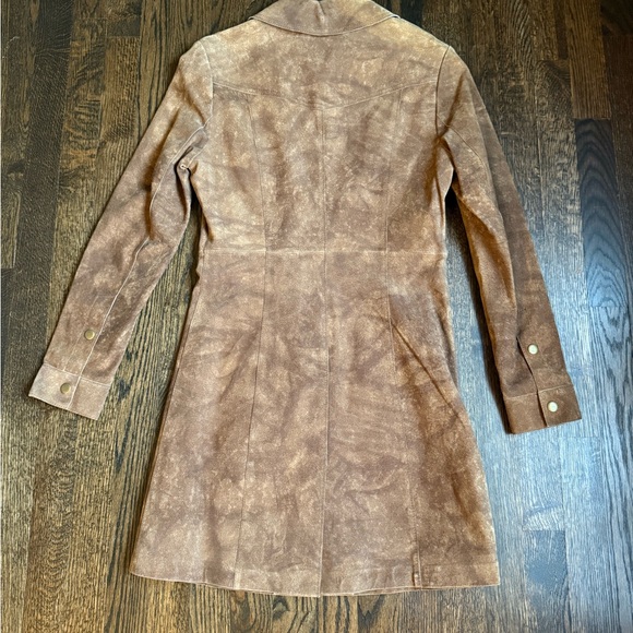 Bebe Y2K Genuine Leather Suede Jacket XS - Picture 4 of 4